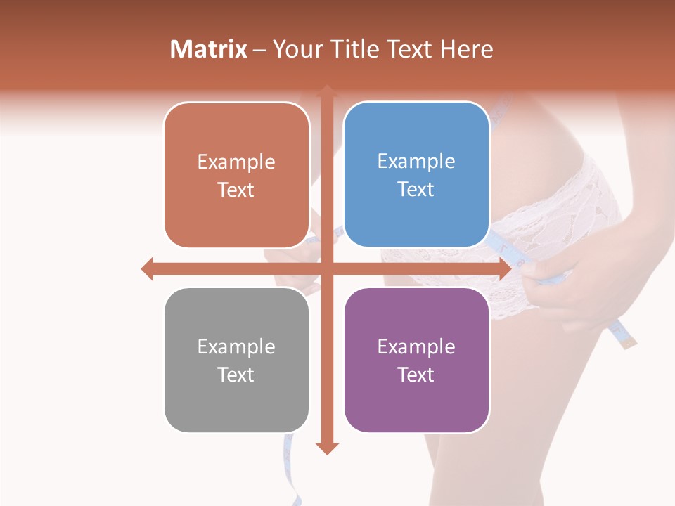 Panties Healthy Girl PowerPoint Template