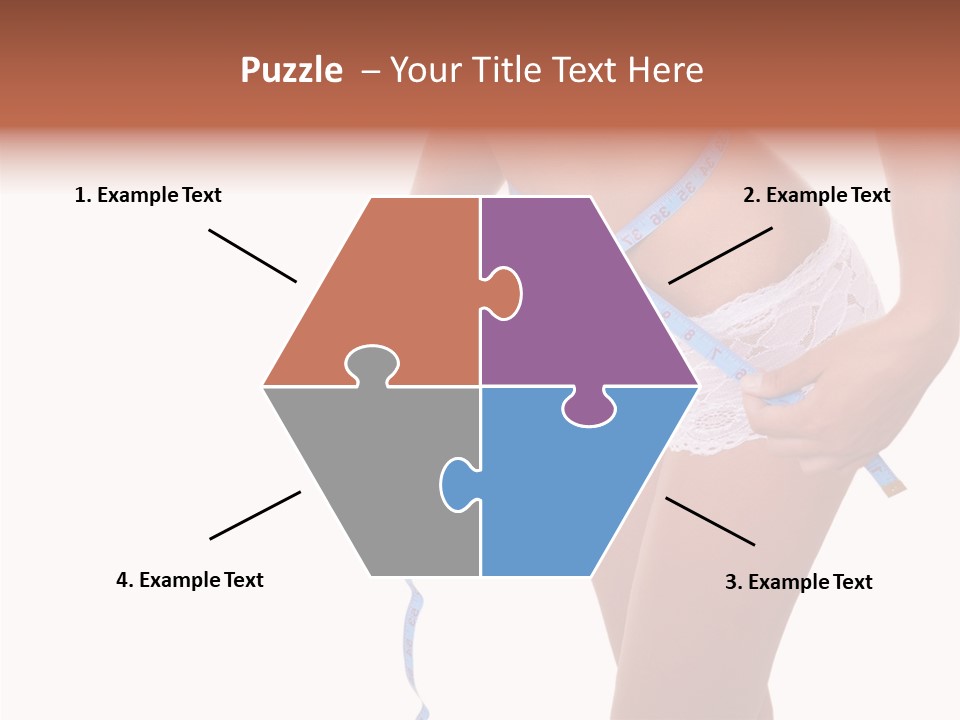 Panties Healthy Girl PowerPoint Template