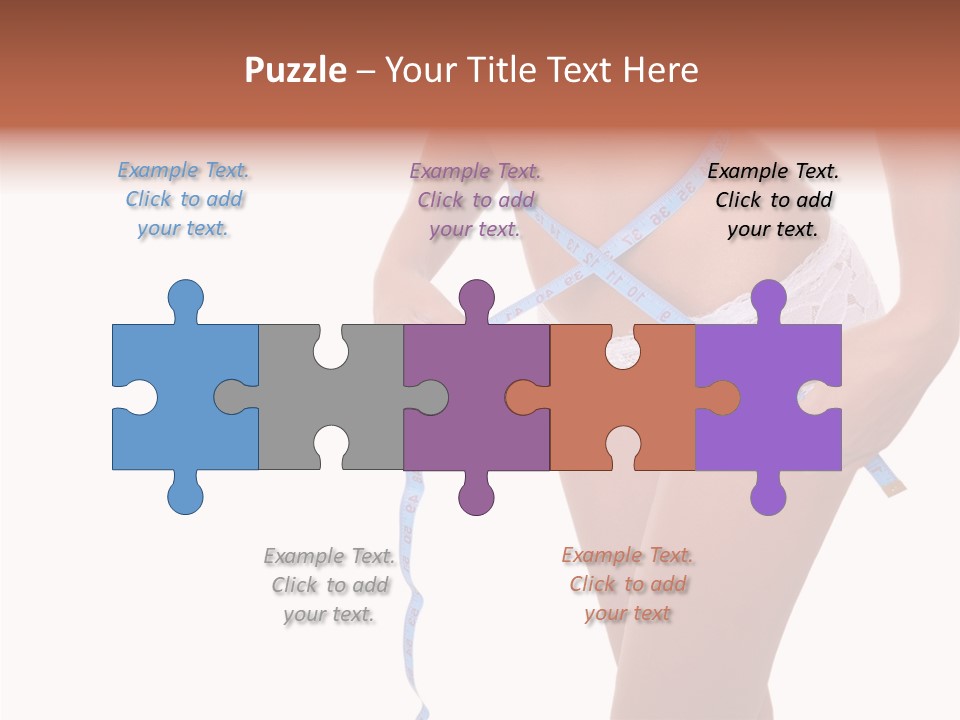 Panties Healthy Girl PowerPoint Template