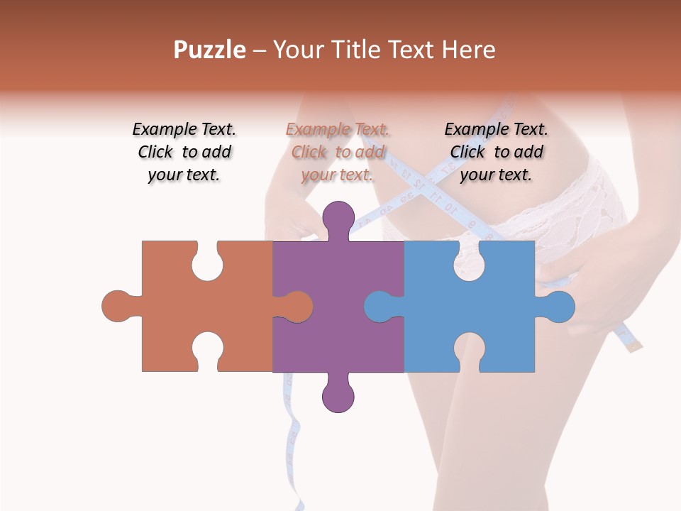 Panties Healthy Girl PowerPoint Template