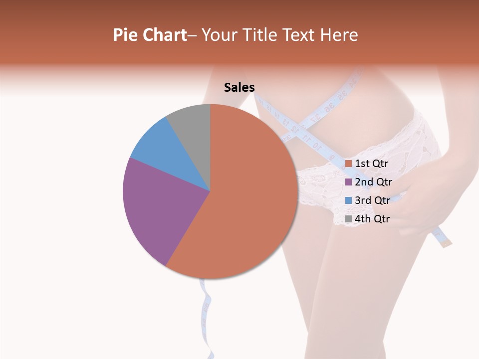 Panties Healthy Girl PowerPoint Template