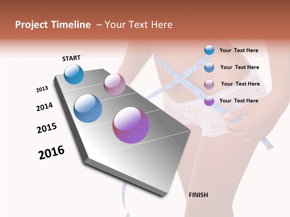 Panties Healthy Girl PowerPoint Template