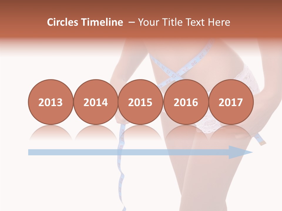 Panties Healthy Girl PowerPoint Template