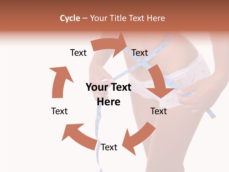 Panties Healthy Girl PowerPoint Template