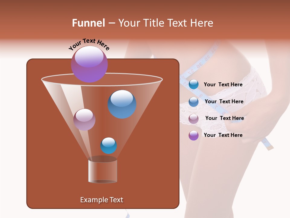 Panties Healthy Girl PowerPoint Template