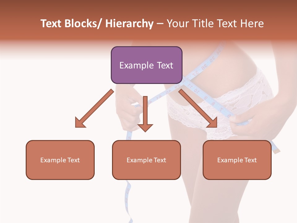 Panties Healthy Girl PowerPoint Template