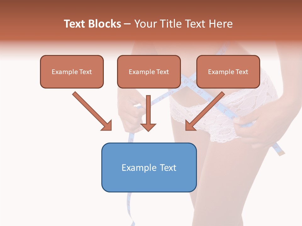 Panties Healthy Girl PowerPoint Template