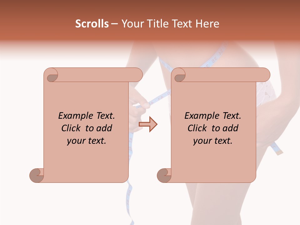 Panties Healthy Girl PowerPoint Template