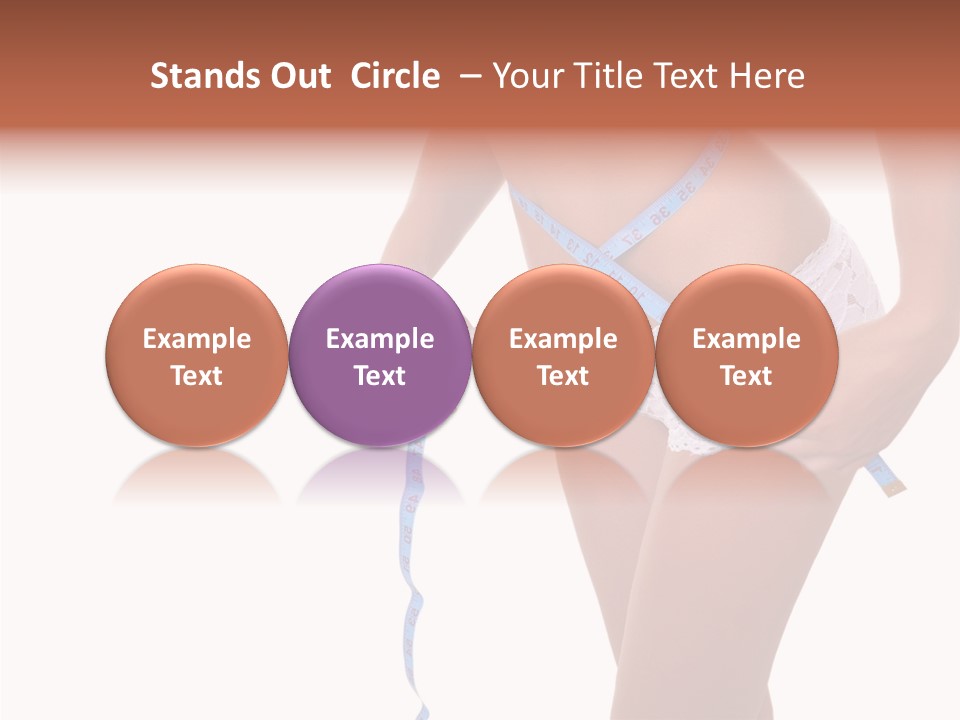 Panties Healthy Girl PowerPoint Template