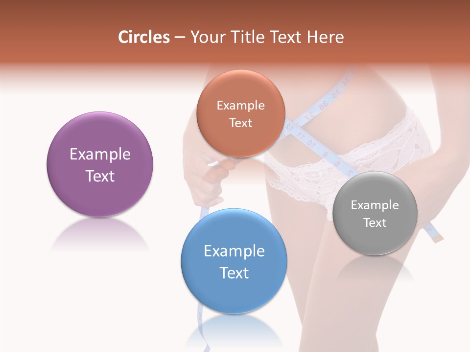 Panties Healthy Girl PowerPoint Template