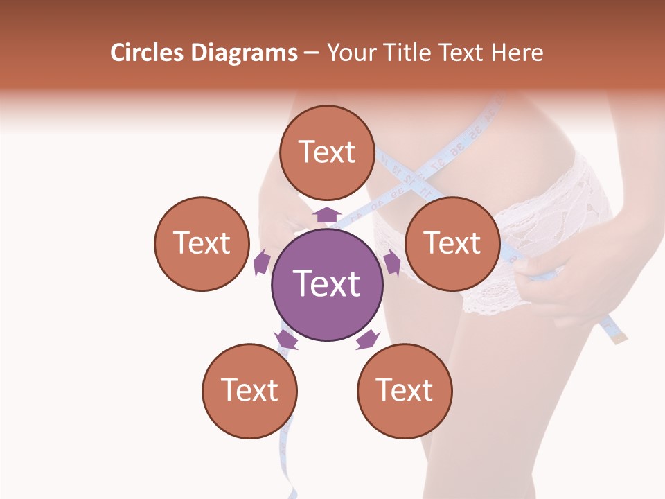 Panties Healthy Girl PowerPoint Template