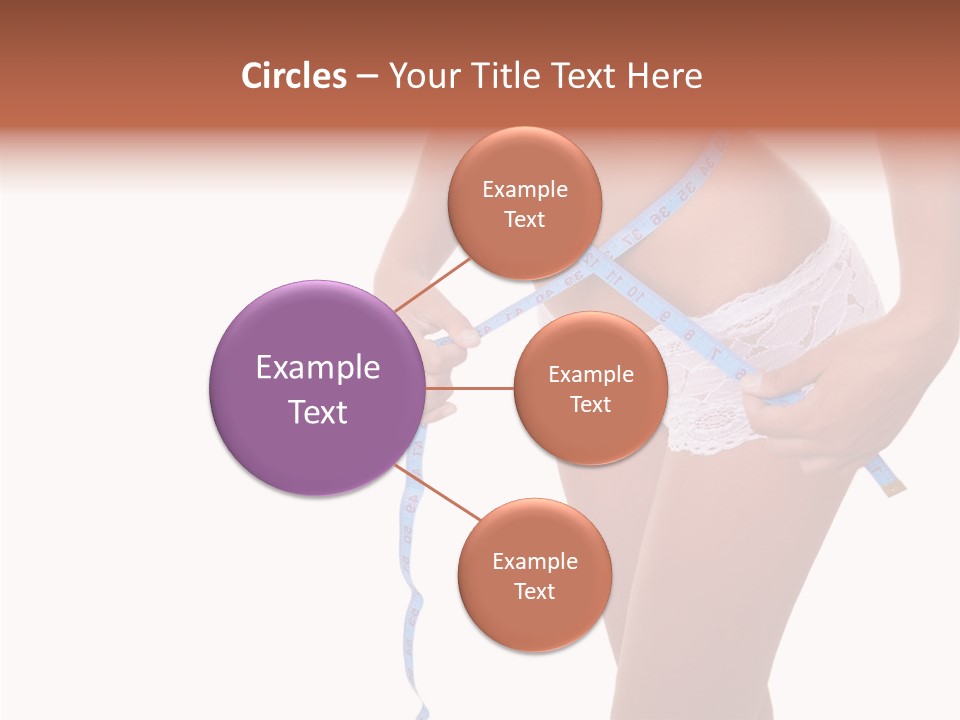 Panties Healthy Girl PowerPoint Template