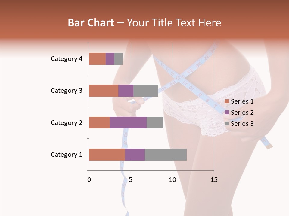 Panties Healthy Girl PowerPoint Template