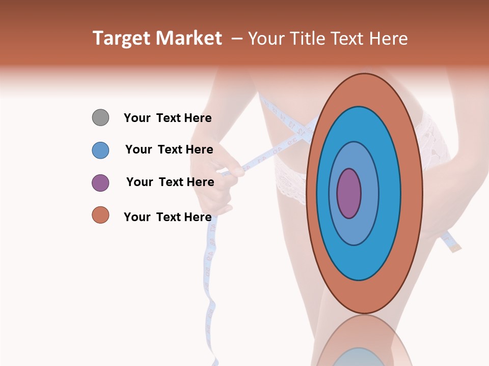 Panties Healthy Girl PowerPoint Template