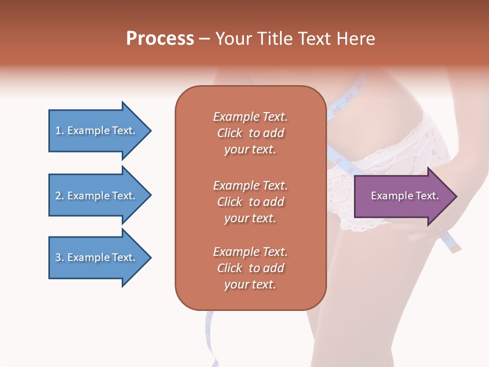 Panties Healthy Girl PowerPoint Template