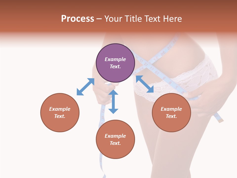 Panties Healthy Girl PowerPoint Template