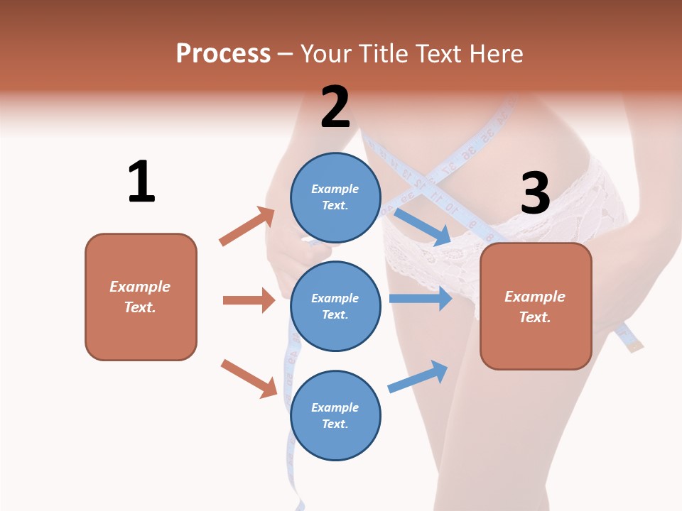 Panties Healthy Girl PowerPoint Template