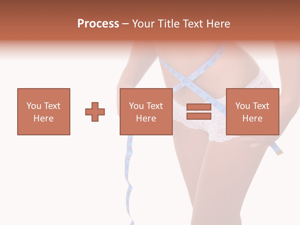 Panties Healthy Girl PowerPoint Template