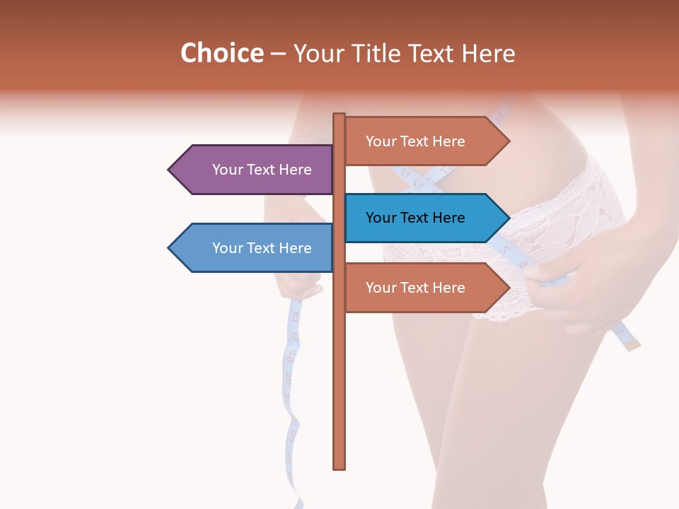 Panties Healthy Girl PowerPoint Template