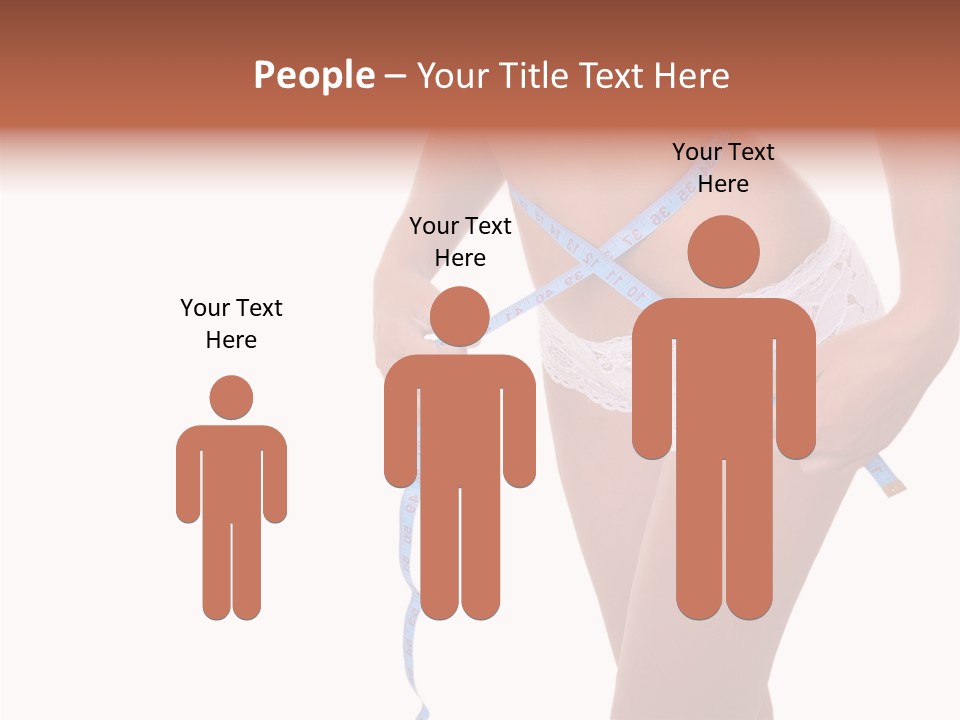 Panties Healthy Girl PowerPoint Template