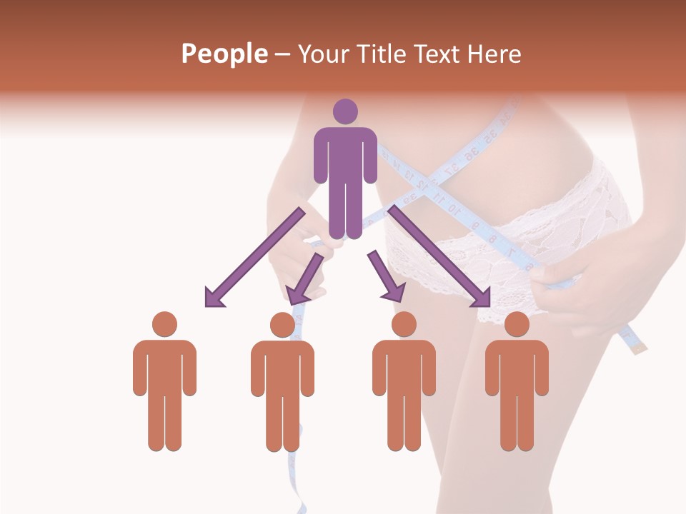 Panties Healthy Girl PowerPoint Template