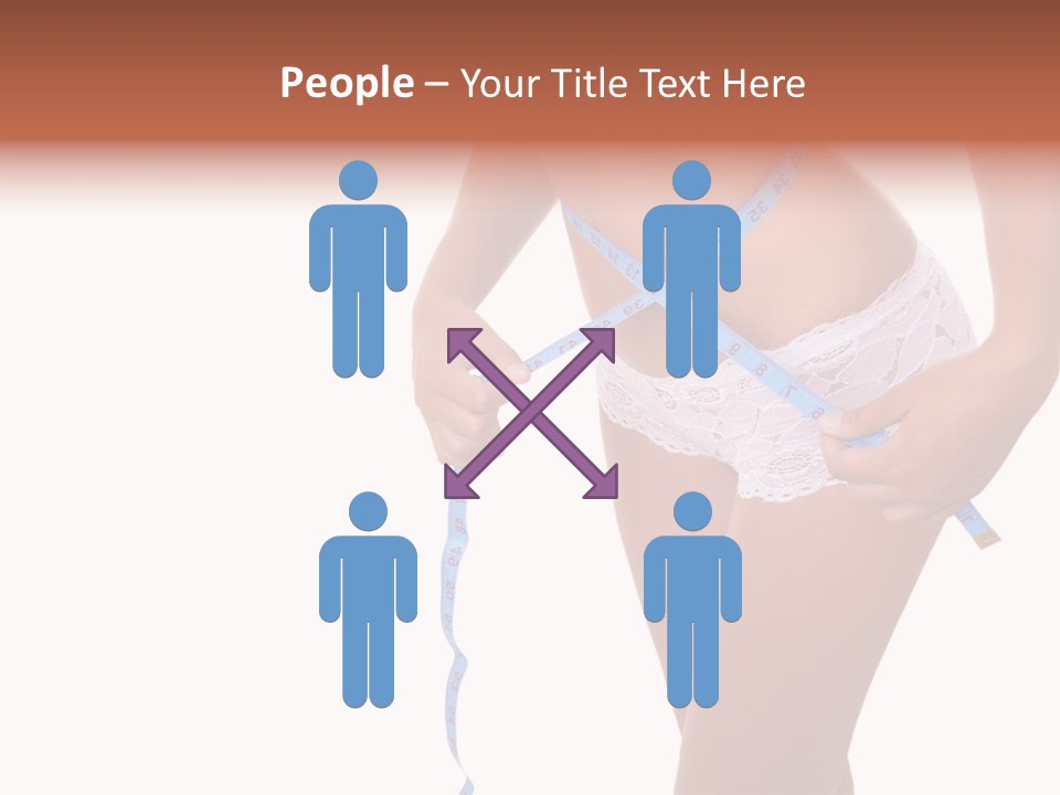 Panties Healthy Girl PowerPoint Template