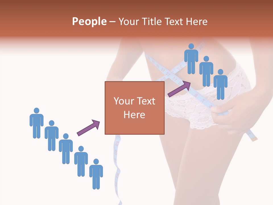 Panties Healthy Girl PowerPoint Template