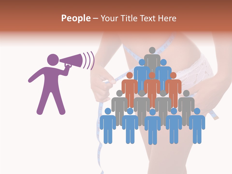 Panties Healthy Girl PowerPoint Template