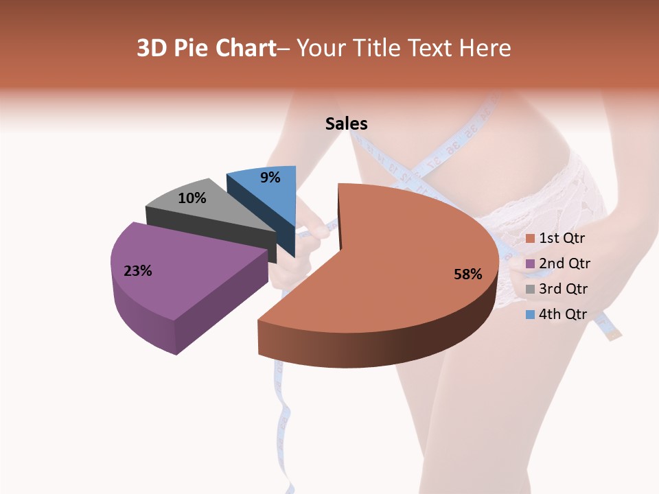 Panties Healthy Girl PowerPoint Template