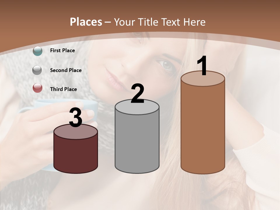 Infection Caucasian Headache PowerPoint Template