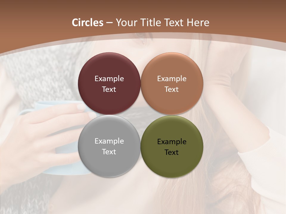 Infection Caucasian Headache PowerPoint Template