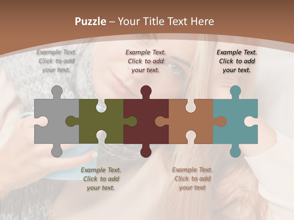 Infection Caucasian Headache PowerPoint Template