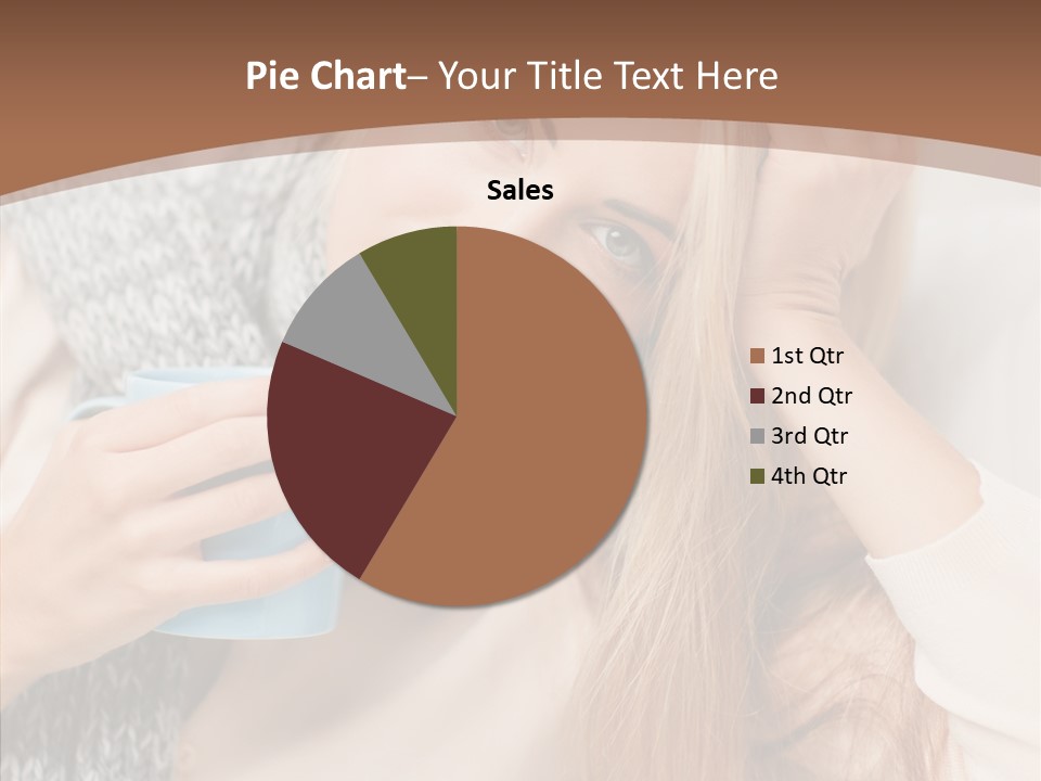 Infection Caucasian Headache PowerPoint Template