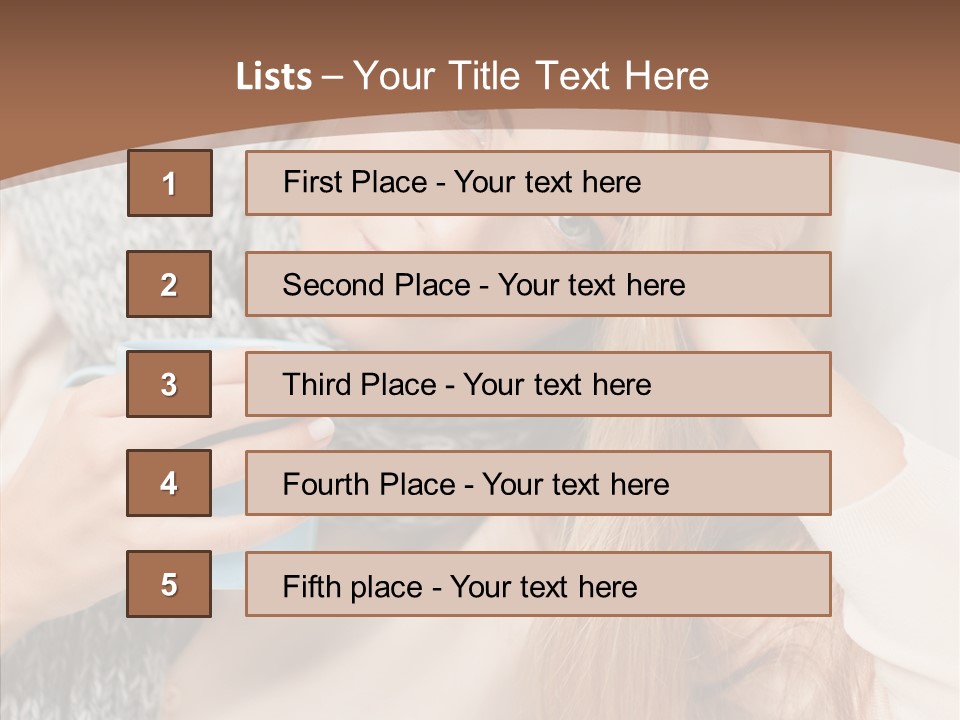 Infection Caucasian Headache PowerPoint Template
