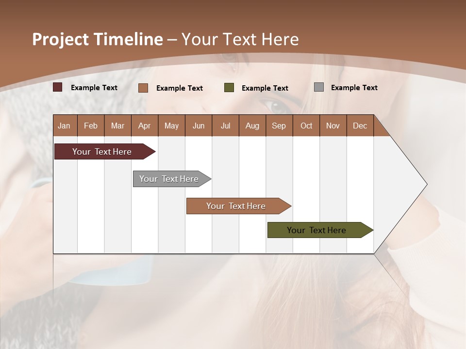 Infection Caucasian Headache PowerPoint Template