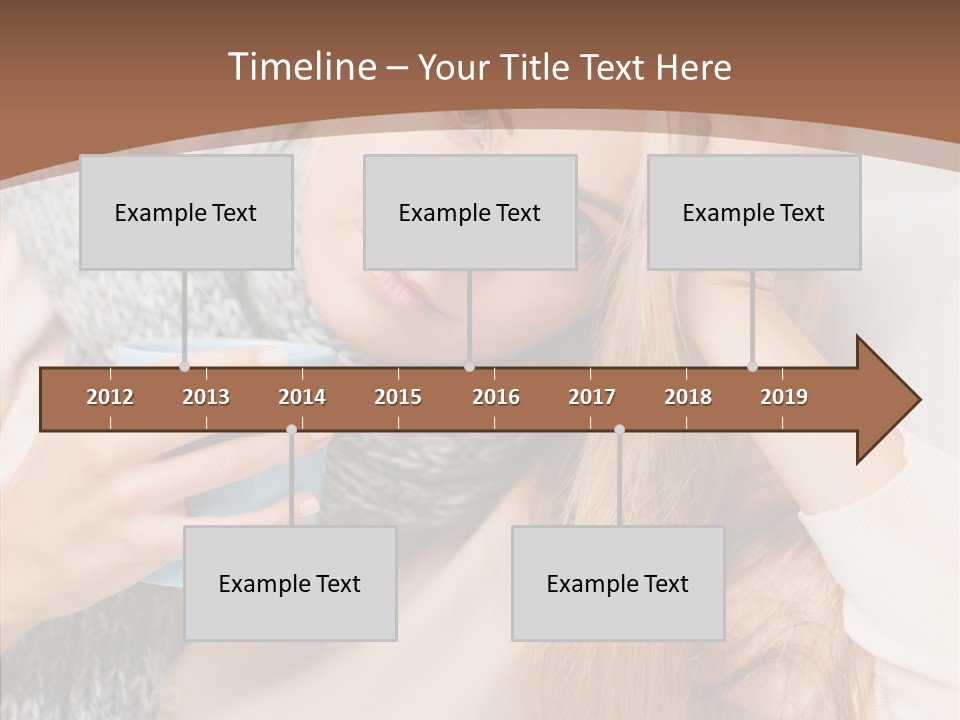 Infection Caucasian Headache PowerPoint Template