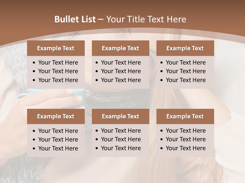 Infection Caucasian Headache PowerPoint Template