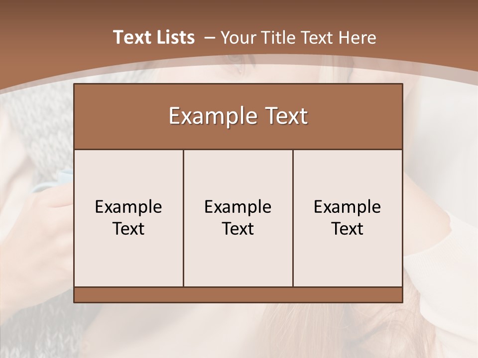 Infection Caucasian Headache PowerPoint Template