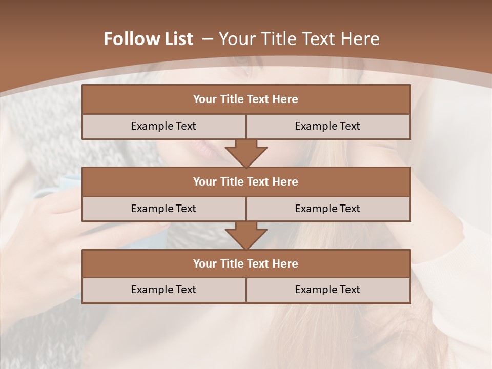 Infection Caucasian Headache PowerPoint Template