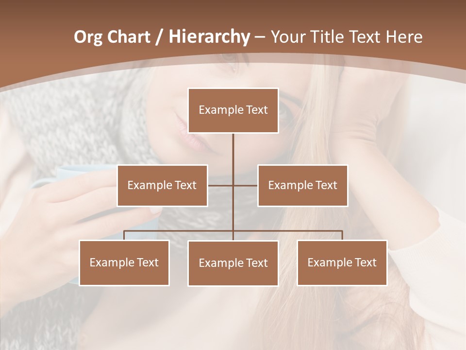 Infection Caucasian Headache PowerPoint Template