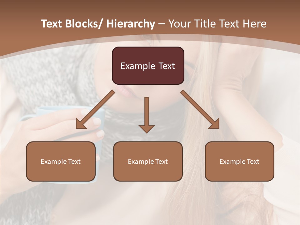 Infection Caucasian Headache PowerPoint Template
