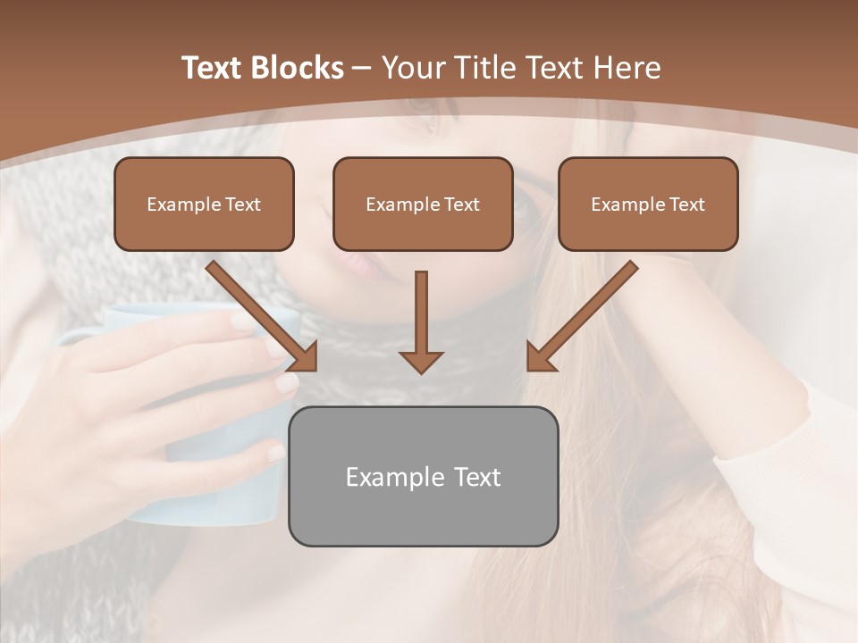 Infection Caucasian Headache PowerPoint Template