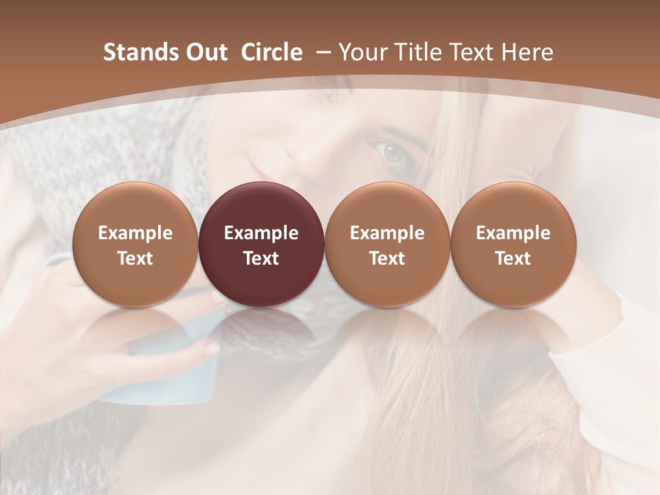 Infection Caucasian Headache PowerPoint Template