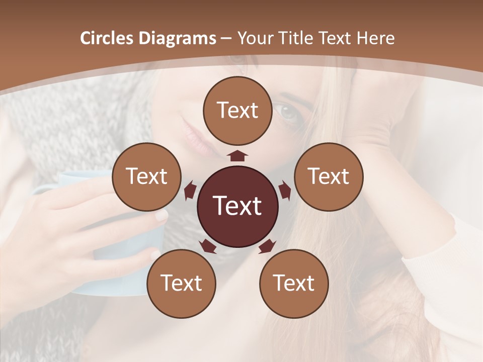 Infection Caucasian Headache PowerPoint Template