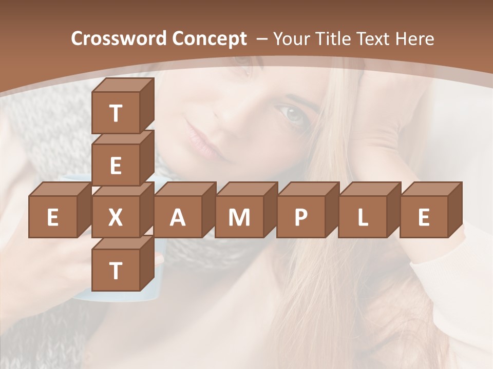 Infection Caucasian Headache PowerPoint Template