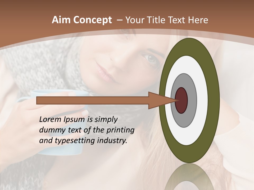 Infection Caucasian Headache PowerPoint Template