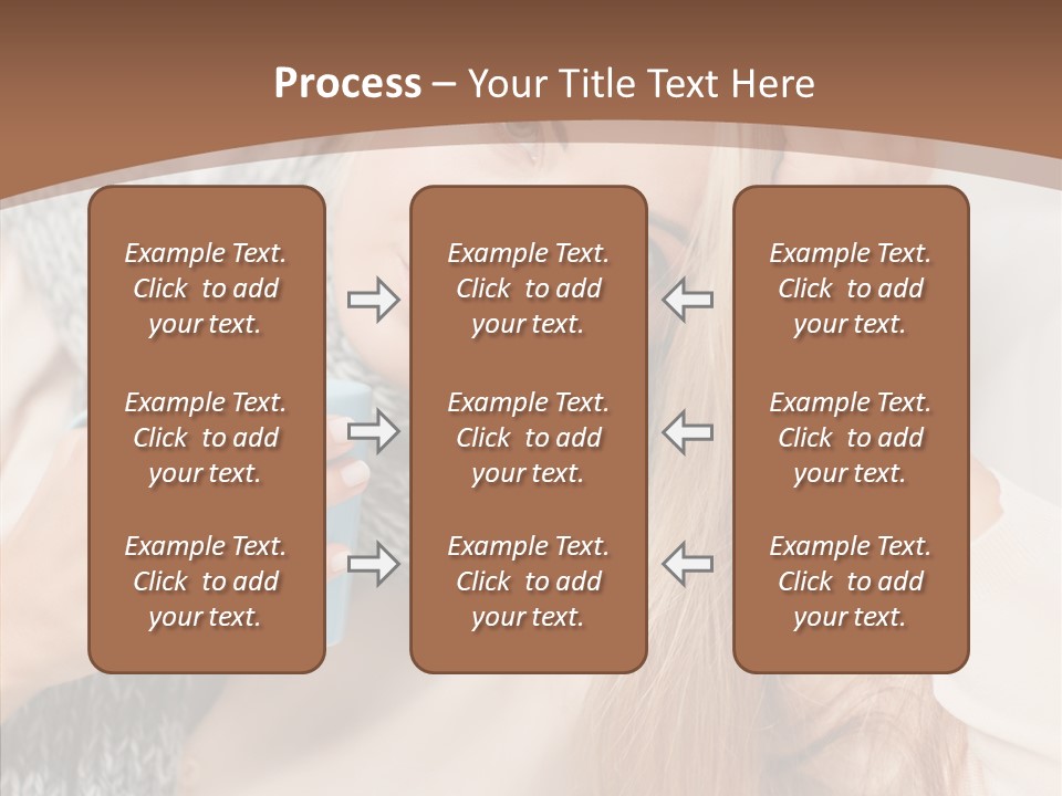 Infection Caucasian Headache PowerPoint Template