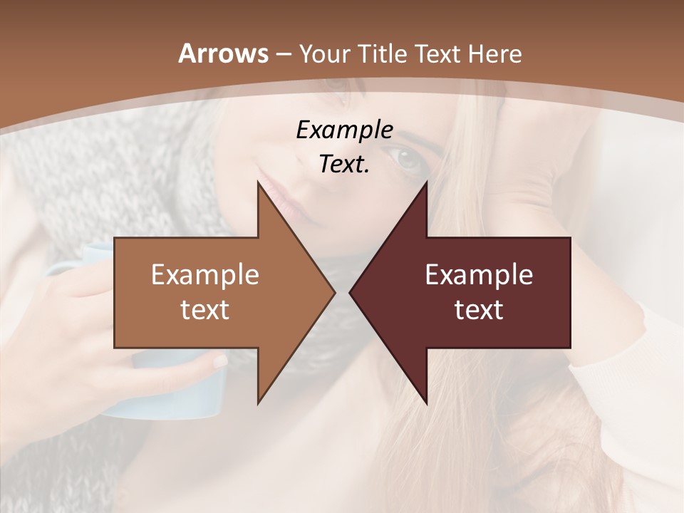 Infection Caucasian Headache PowerPoint Template