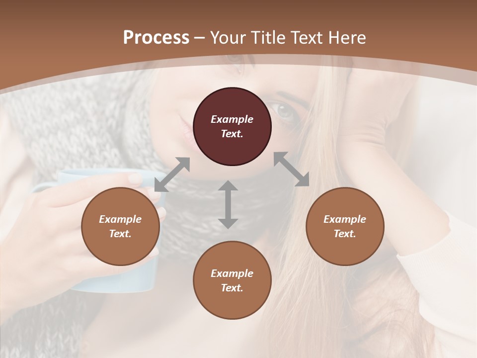 Infection Caucasian Headache PowerPoint Template