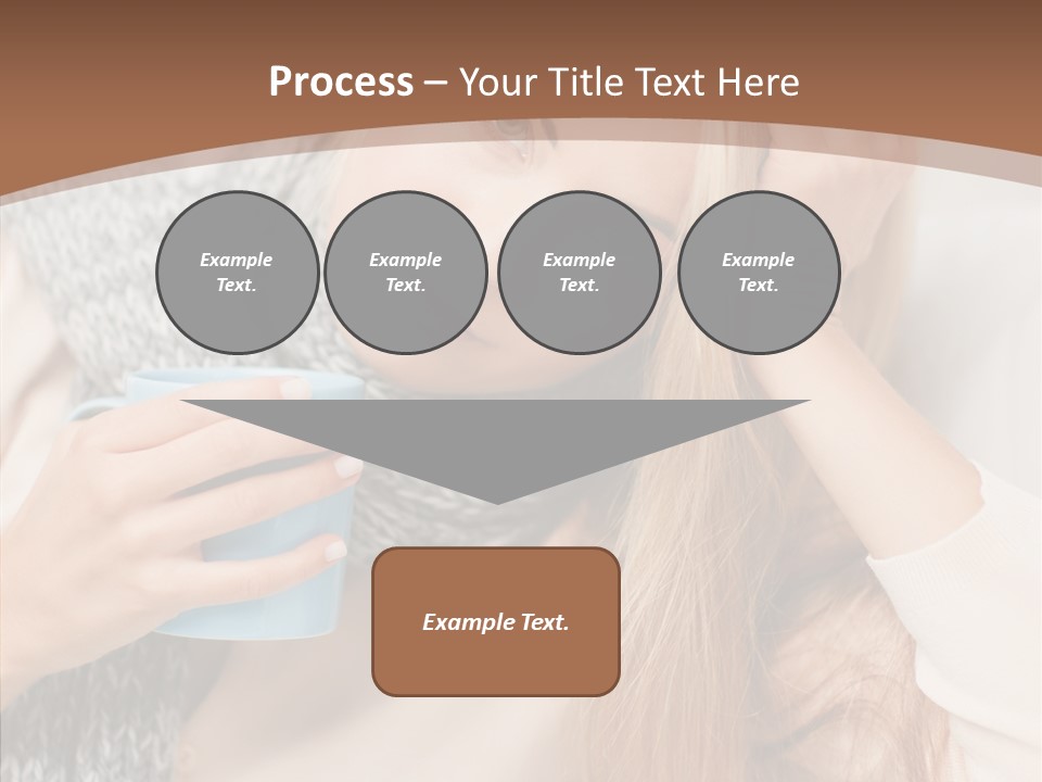 Infection Caucasian Headache PowerPoint Template